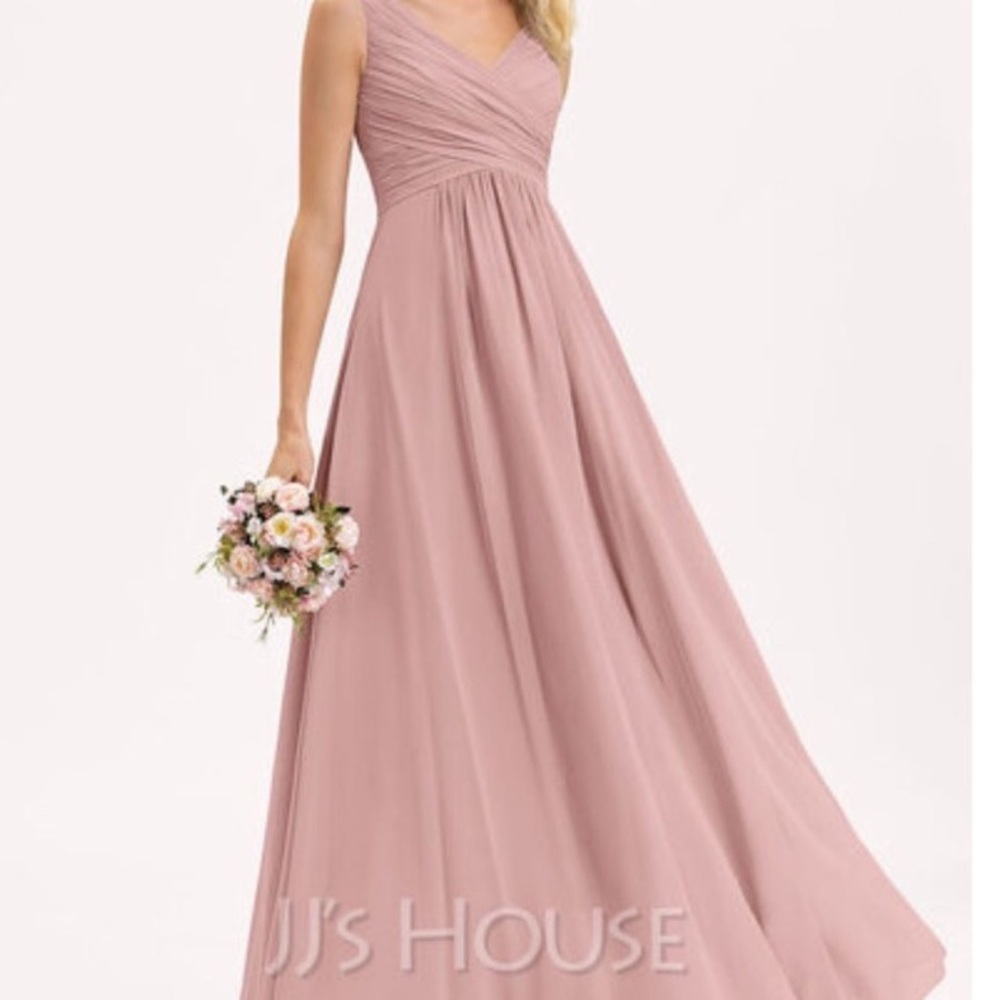 Dusty Rose Bridesmaids Dress